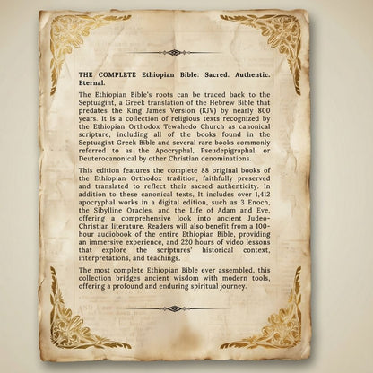 FaithMade Most Complete Ethiopian Bible